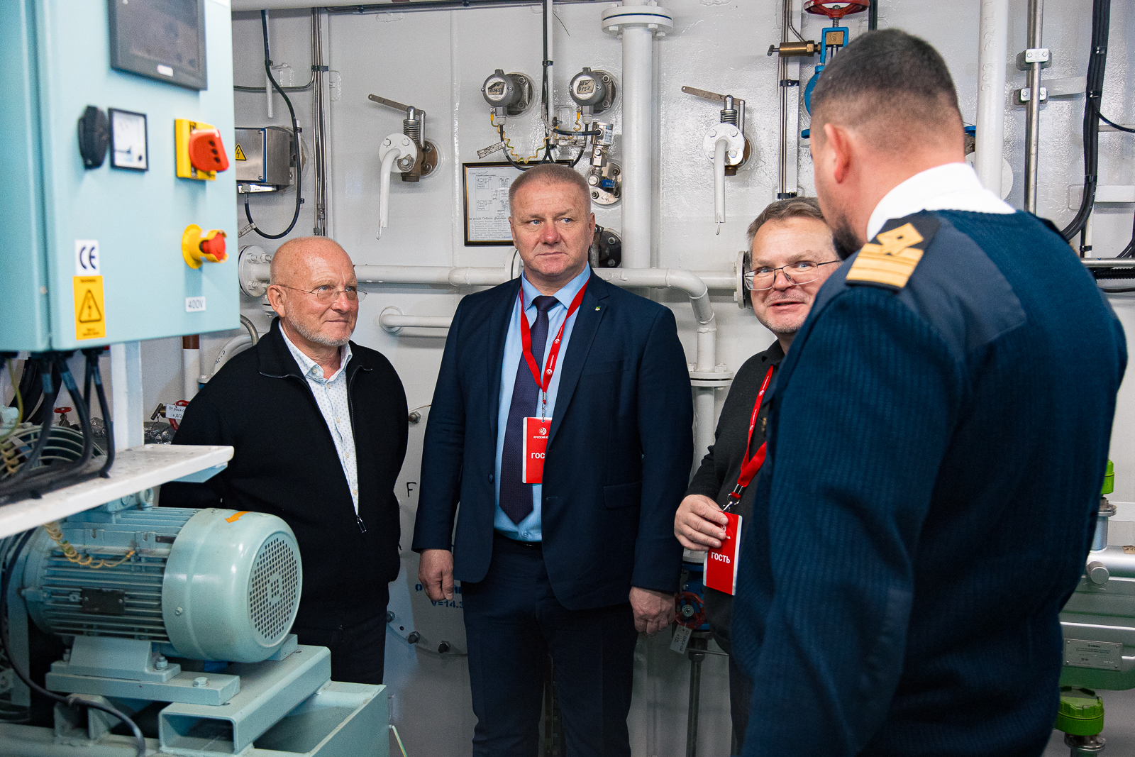 В машинном отделении